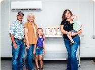 The Willow Creek Farms family in Braman, Oklahoma